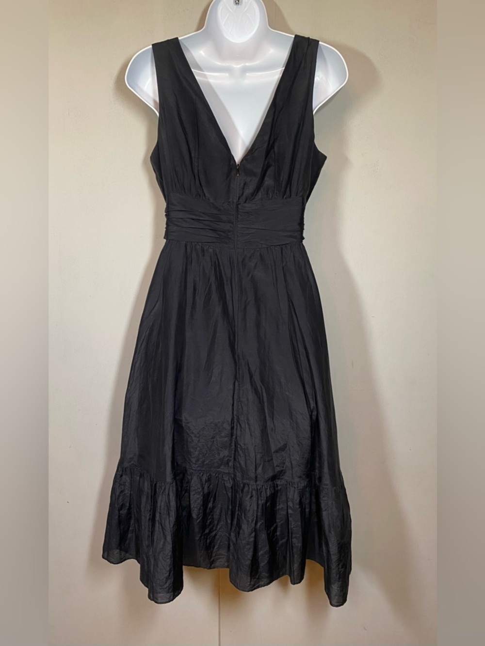 White House Black Market Black Midi Dress - Picture 3 of 5